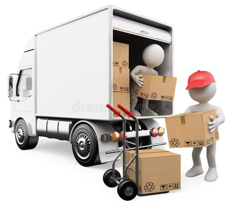 Moving truck transportation